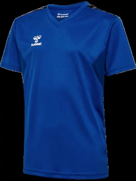Hummel T-shirt hmlAUTHENTIC PL JERSEY S/S KIDS TRUE BLUE niebieska