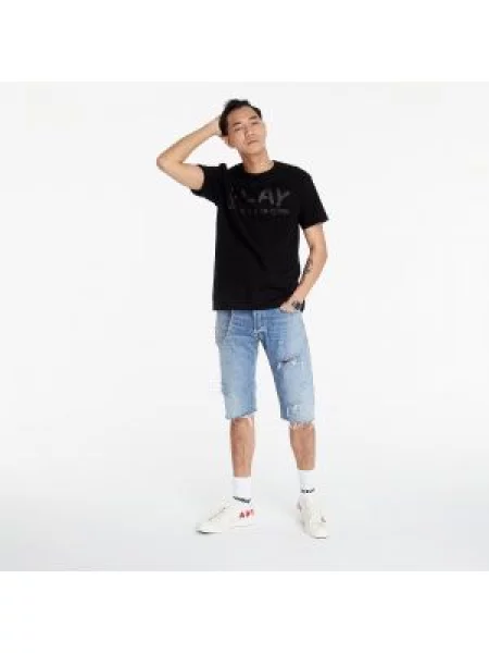 Comme Des Garçons PLAY T-Shirt Black μαύρο