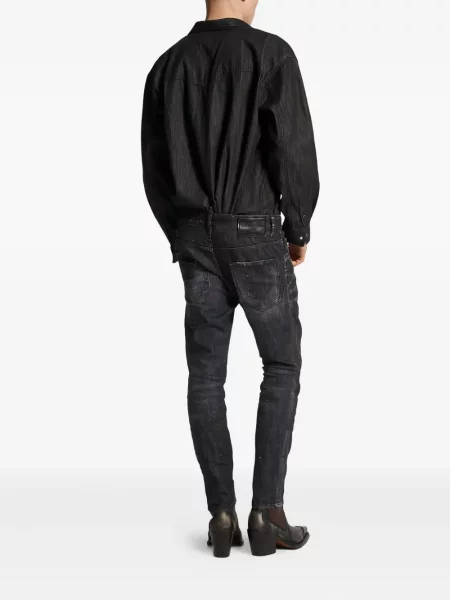 Blugi Dsquared2 zdrențuiți negru