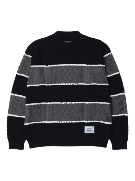 Pulover Neighborhood cu dungi negru