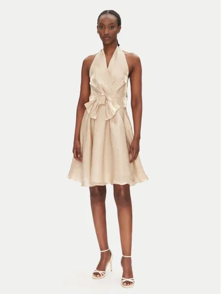 Rinascimento Коктейлна рокля Златист