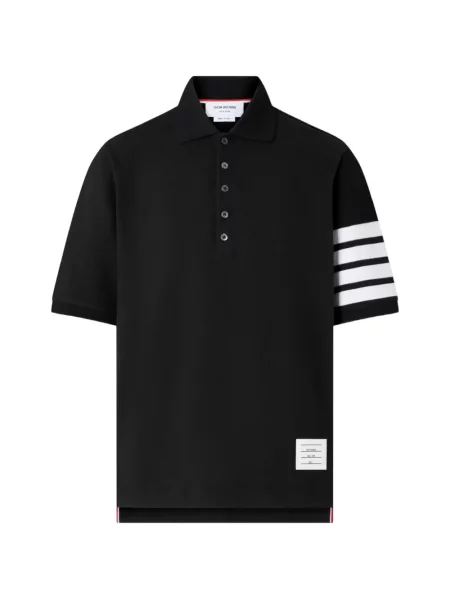 Tricou polo Thom Browne negru