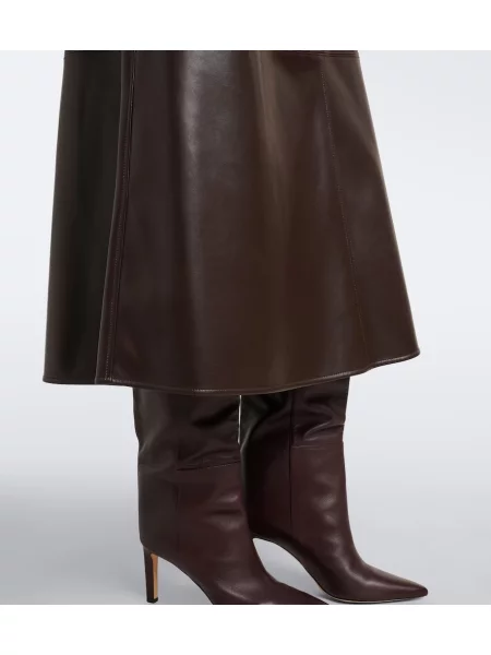 Fustă midi 's Max Mara din jerseu maro