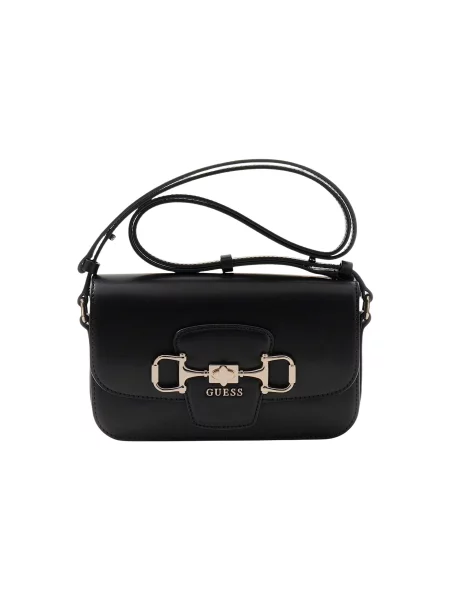 Чанта за през рамо Guess черно