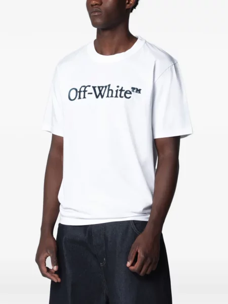 Tricou Off-white cu imagine alb