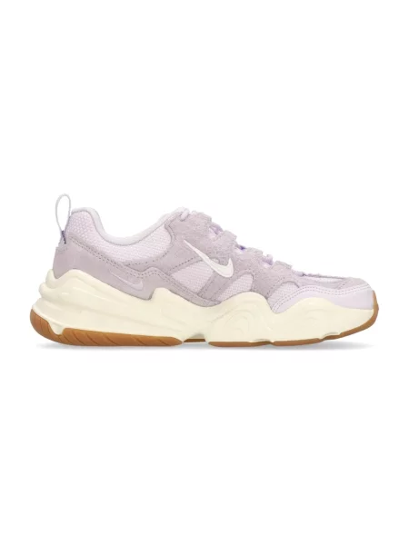 Sneakersy Nike zamszowe z logo fioletowe