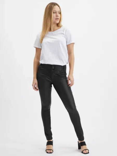 Pantaloni chino Orsay negru