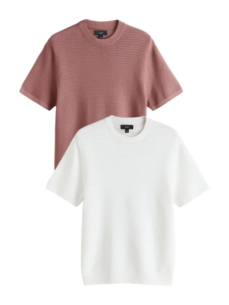 Next Tricou roșu alb