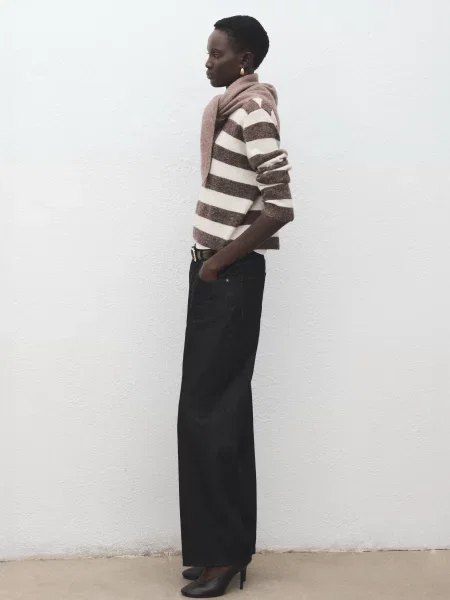 Джемпер MANGO акрил/поліестер коричневий