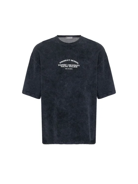 Dandalo Tricou Jehuel gri amestecat alb