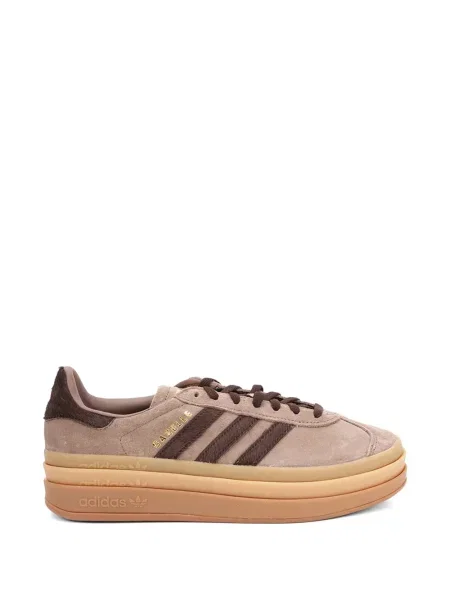 Top Adidas cu dungi cu broderie roșu