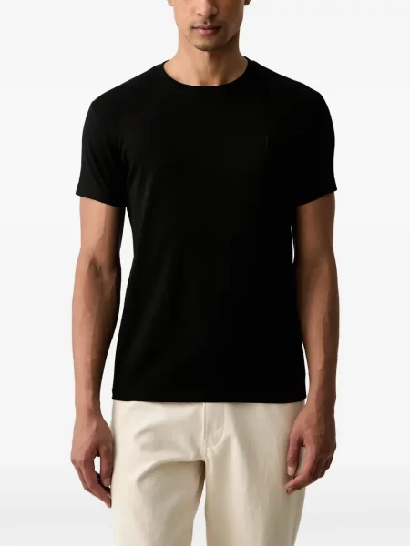 Tricou Trussardi cu broderie negru