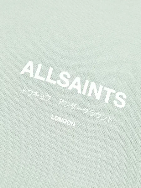 Hanorac cu glugă Allsaints verde