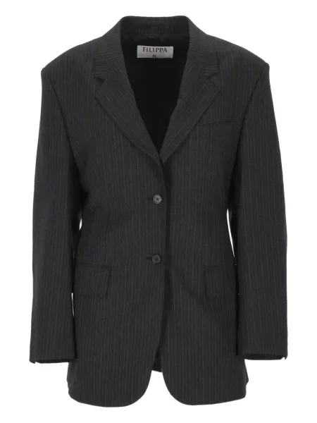 Geacă Filippa K cu dungi negru