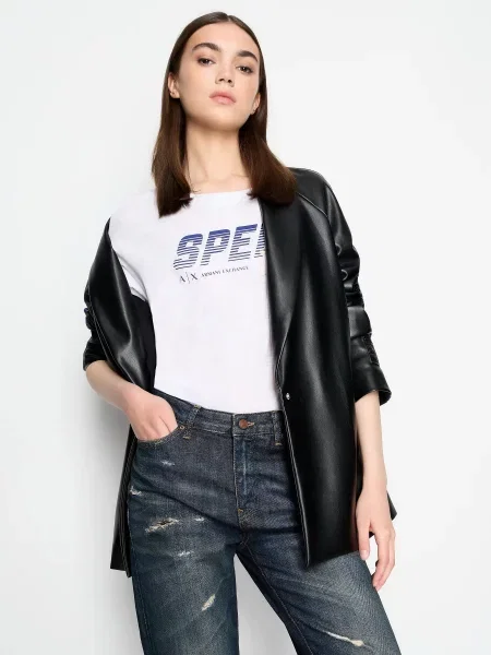 Бойфренди Armani Exchange синій