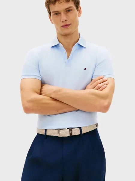 Поло Tommy Hilfiger блакитне