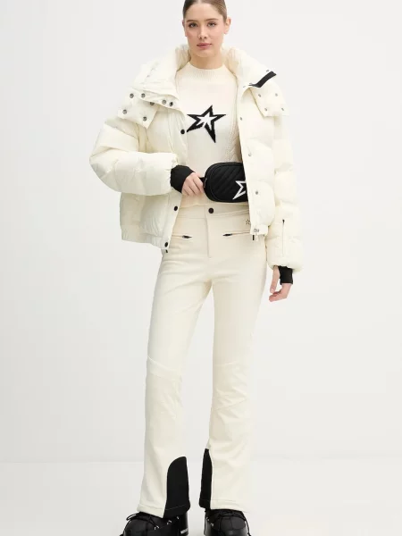 Perfect Moment sweter z wełny merino Cable beżowy