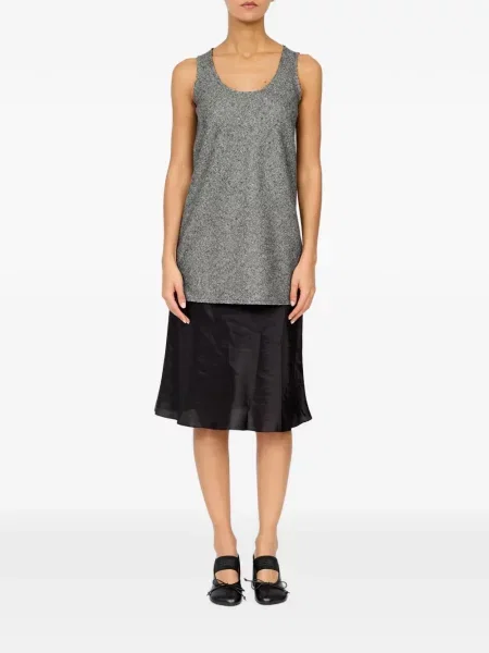 Rochie midi Mm6 Maison Margiela gri