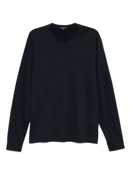 Tricou James Perse din jerseu lung albastru
