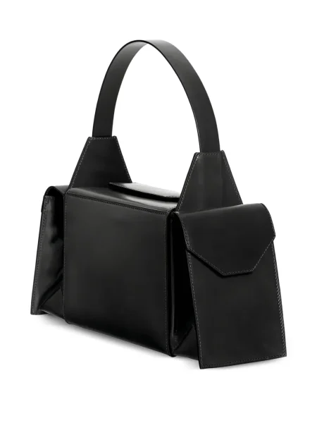Geanta de piele Merryl Tielman din piele negru