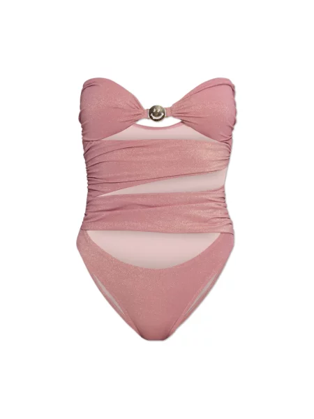 Stroj jednoczęściowy Moschino różowy