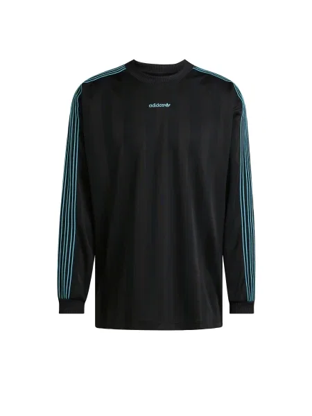 Tričko s dlouhým rukávem Adidas černé