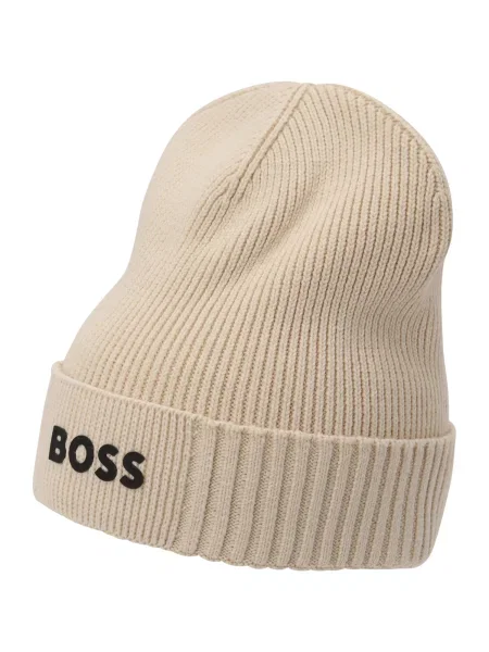 BOSS GREEN Căciulă Asic_Beanie-X cu adaos de lână bej