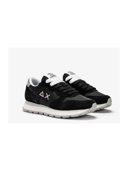 Sneakersy Sun68 skórzane czarne