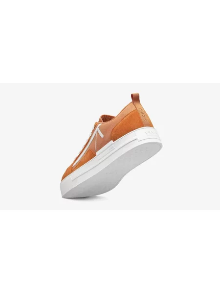 ARKK Copenhagen Sommr Canvas PET Suede Golden Ocher White Mężczyźni Buty sportowe ARKK Copenhagen Pomarańczowy S białe