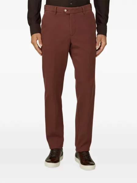 Pantaloni Boggi Milano stretch roșu