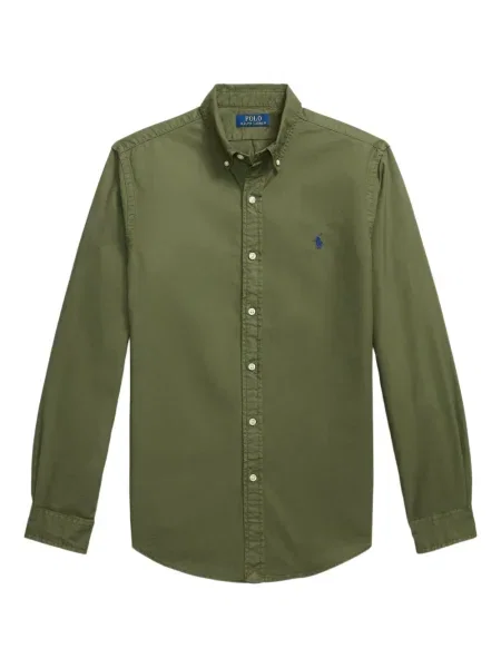 Dlouhá pruhovaná s límcem kšiltovka Polo Ralph Lauren modrá