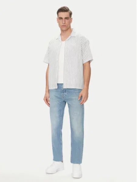 Gap Košile Boxy Fit bílá