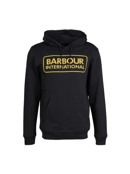 Bluza z kapturem Barbour z kapturem czarna
