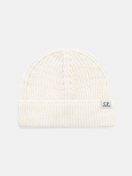 C.P. Company beanie merinógyapjúból bézs