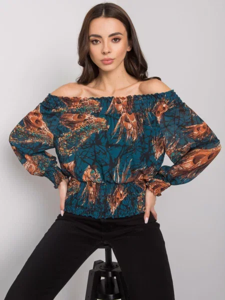 Bluza Fashionhunters modra