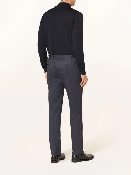 Digel Spodnie Garniturowe Sergio Regular Fit Z Dżerseju blau