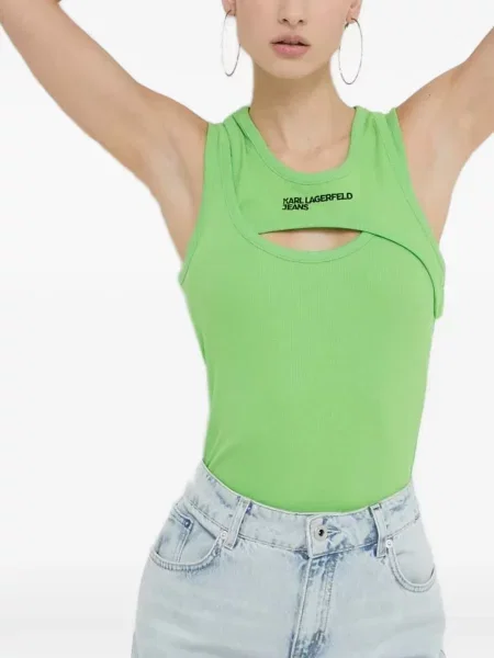 Top Karl Lagerfeld Jeans verde