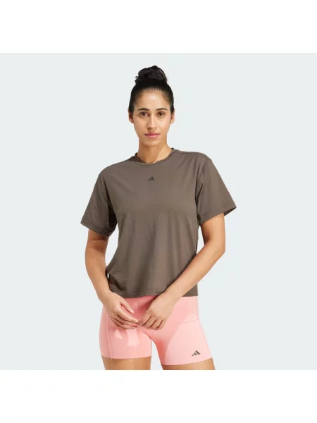 Power Back-Cutout T-Shirt khaki