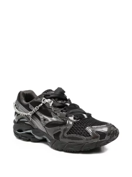 Sneakerși Mizuno plasă negru