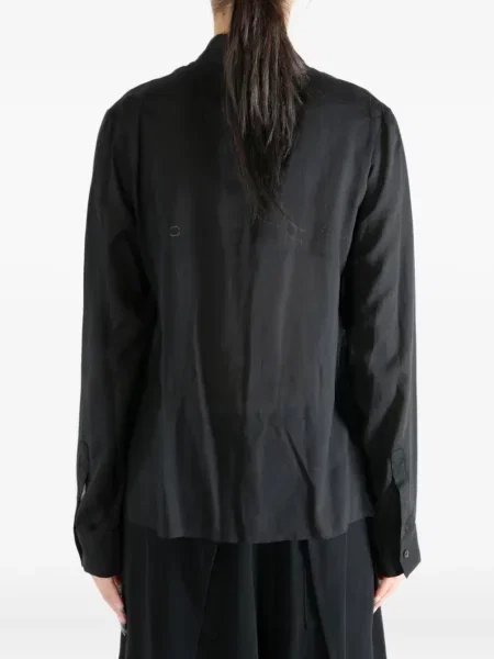 Cămașă Yohji Yamamoto plisată negru