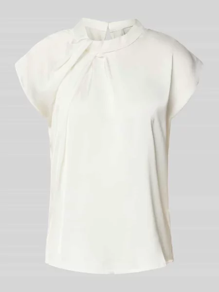 Bluzka ze stójką Neo Noir biała