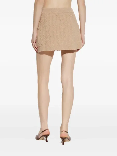 Fusta mini Loveshackfancy tricotate
