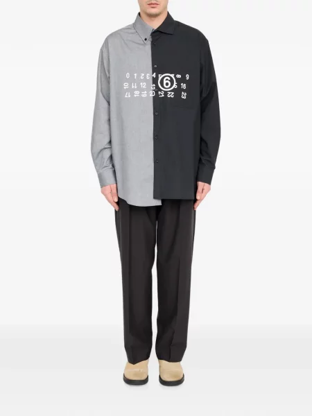 Cămașă Mm6 Maison Margiela cu imagine negru