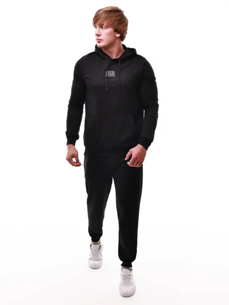 Спортивний костюм STREAM віскоза/поліестер чорний