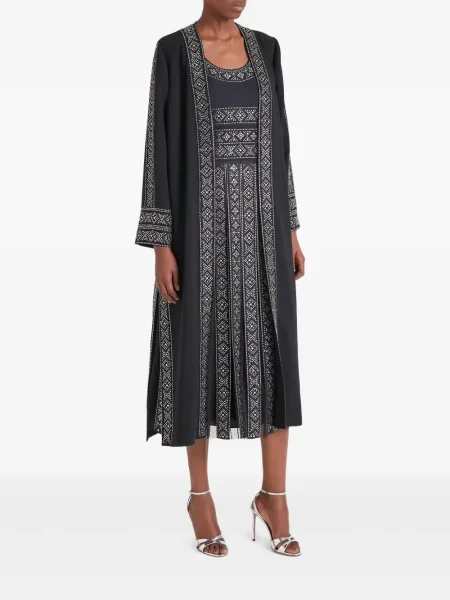 Palton Temperley London cu mărgele negru