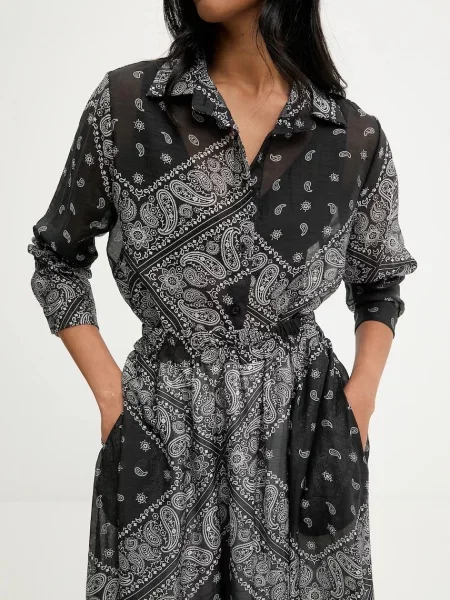 Answear.LAB koszula i spódnica czarny