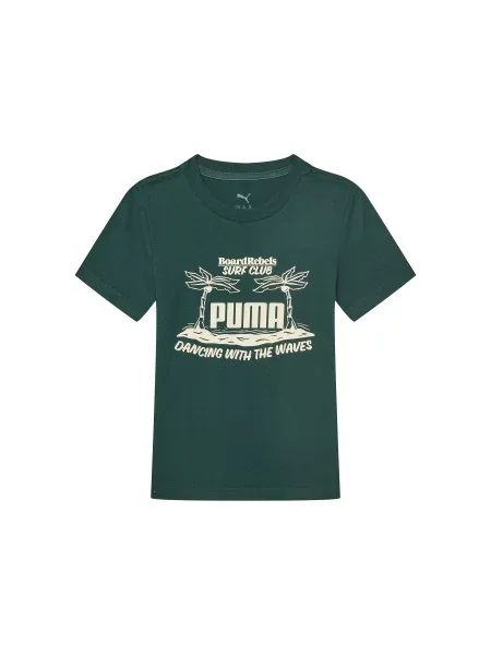Puma Футболка Graphic зелений