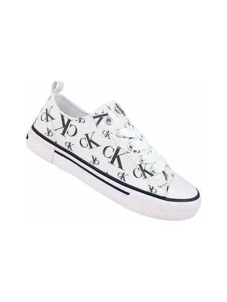 Pantofi copii Calvin Klein Jeans alb