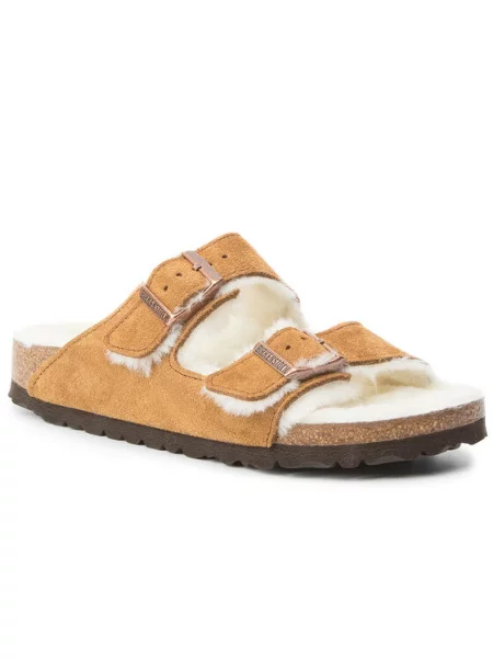 Σκαρπινια Birkenstock σουέντ καφέ