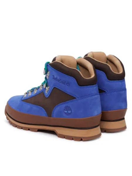 TIMBERLAND Šnurovacie čižmy kobaltovomodrá / hnedá modrá